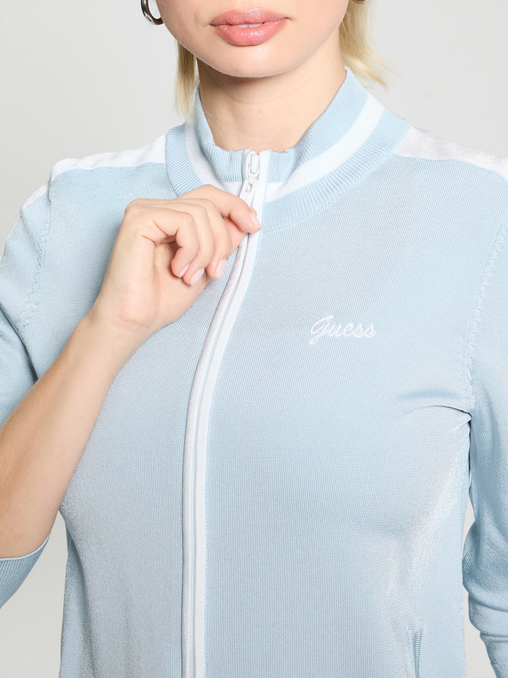 Striped Sweater Jacket - Guess