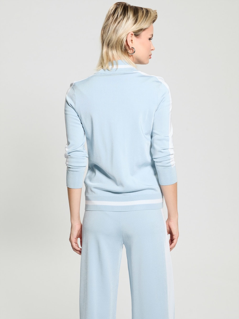 Striped Sweater Jacket - Guess