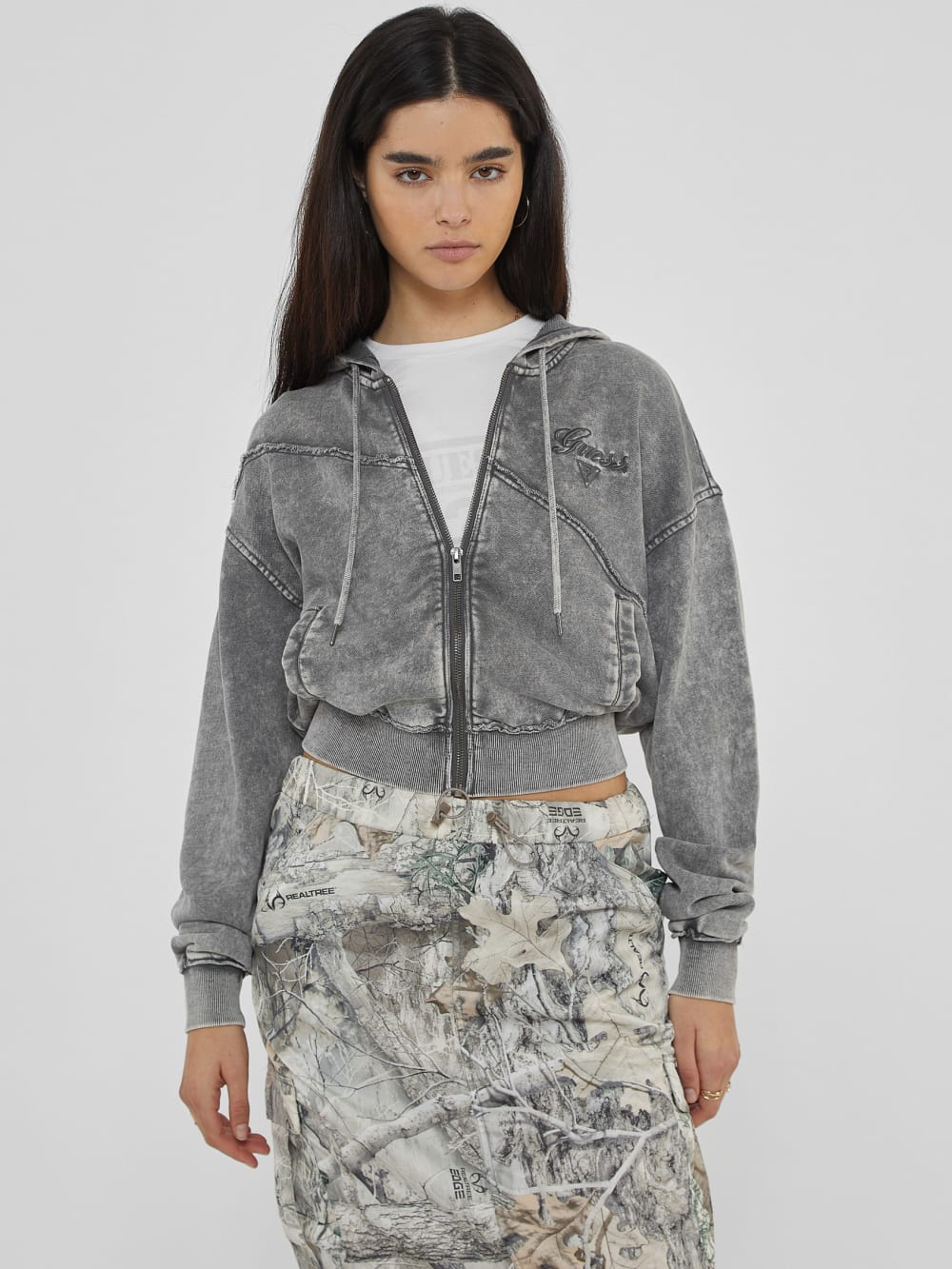 GUESS Originals Panel Washed Hoodie - Guess