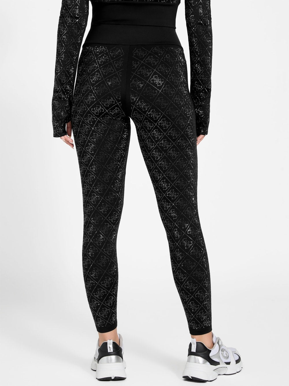 Eco Debby Rhinestone Quattro G Leggings - Guess