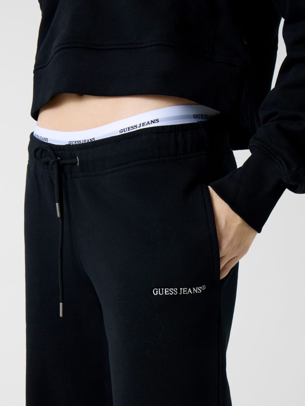 Embroidered Logo Sweatpants - Guess