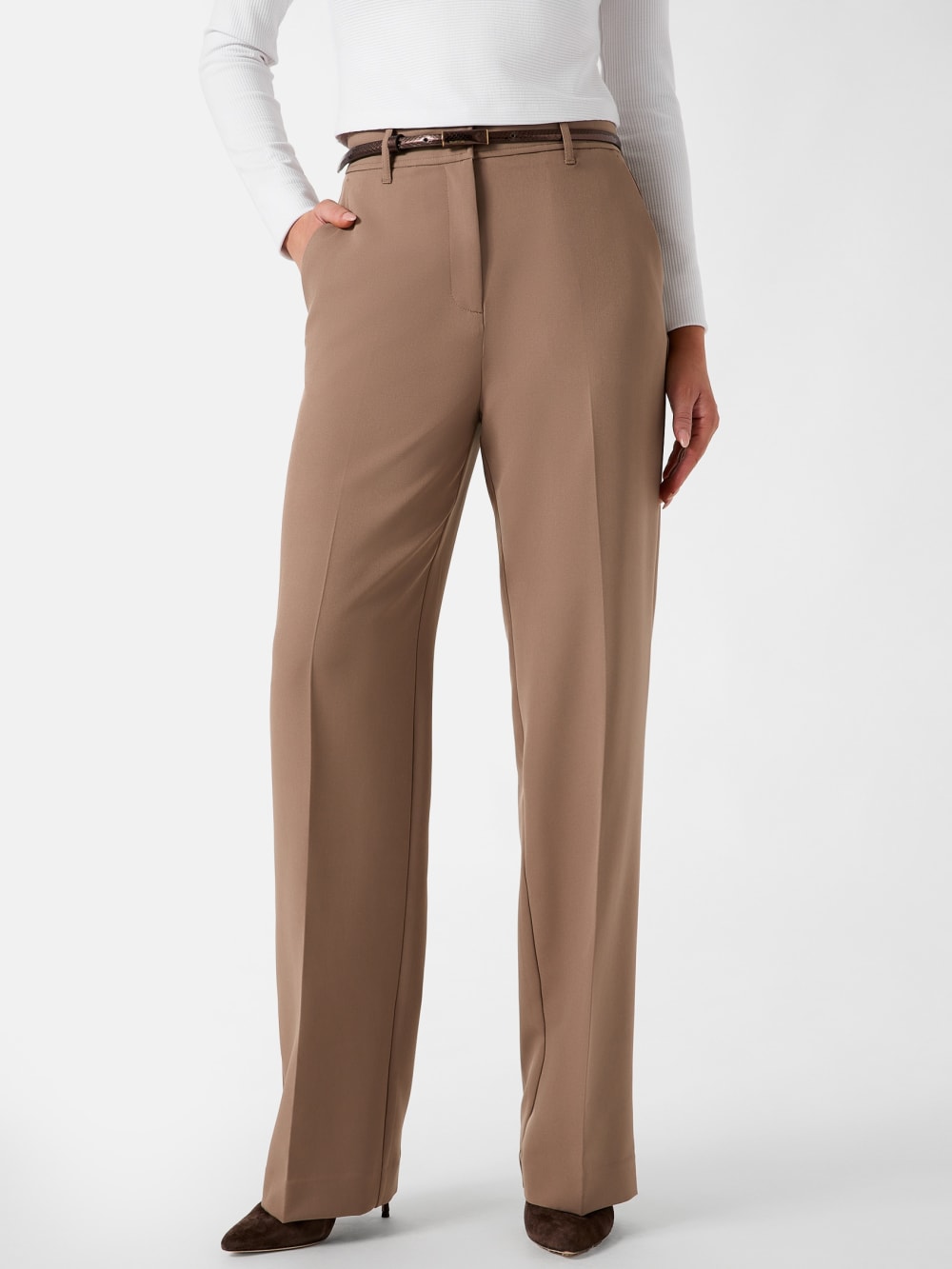 Nausica Tailored Wide-Leg Pants - Guess