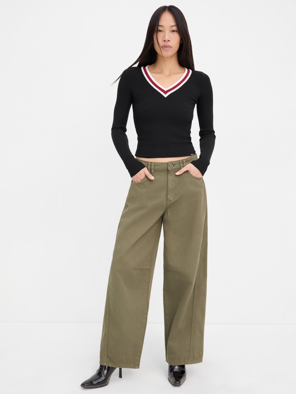 Barrel Twill Pants - Guess
