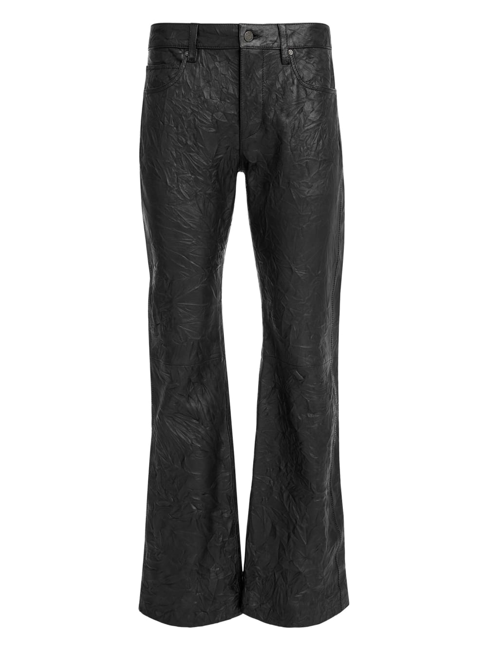flared leather pants - Guess