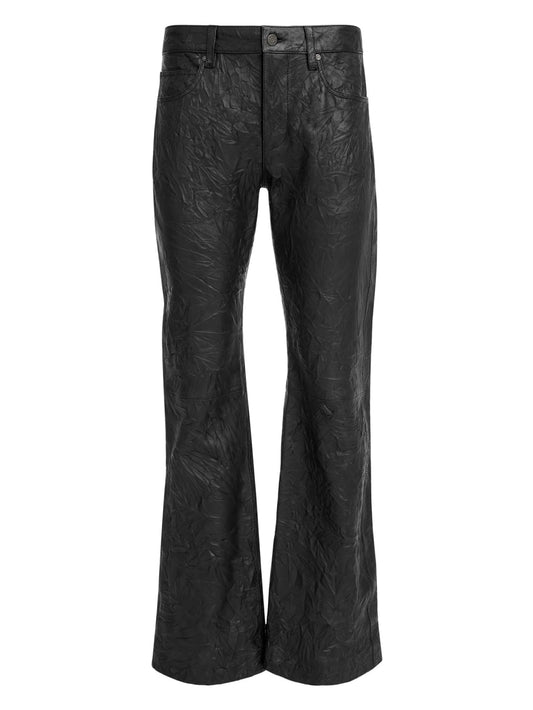 flared leather pants - Guess