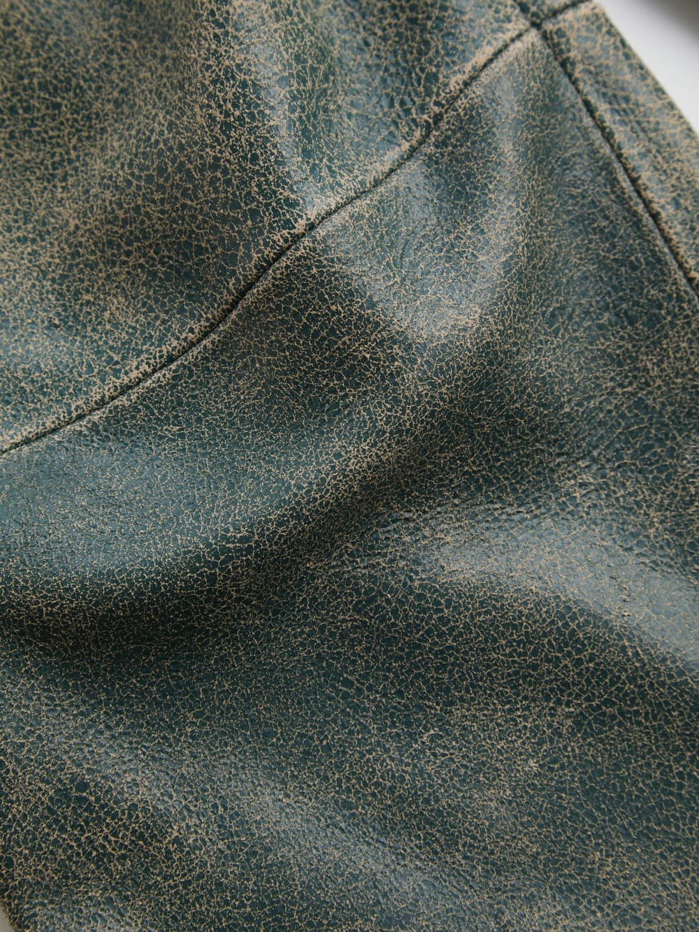 crackled leather cargo pants - Guess