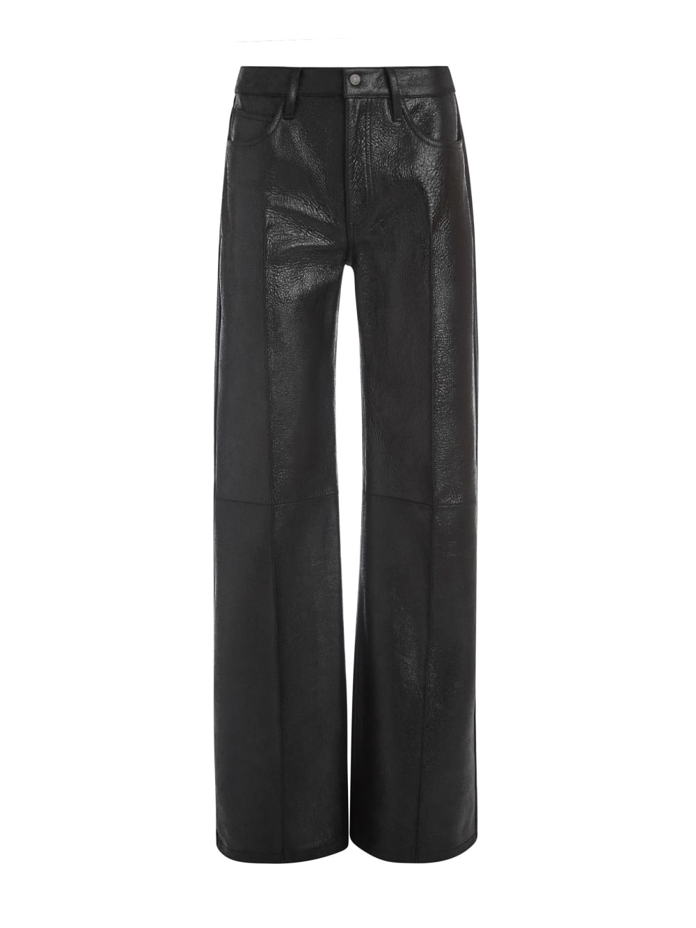crackled leather pants - Guess