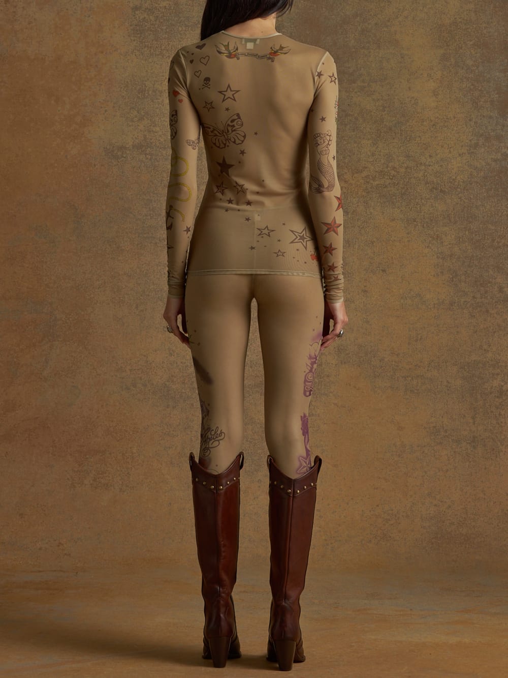 mesh leggings - Guess