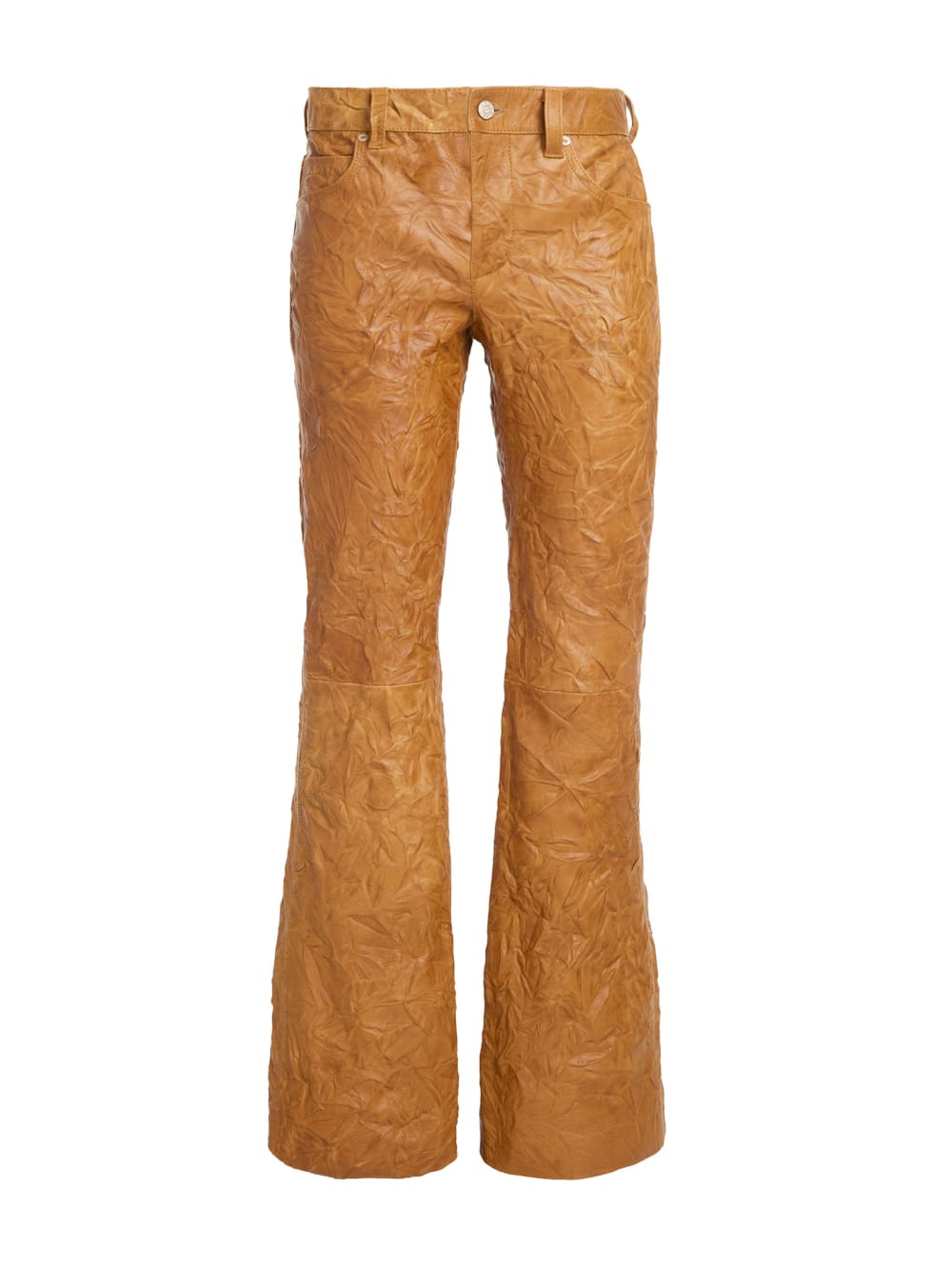 flared leather pants - Guess