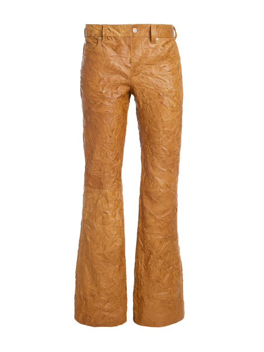 flared leather pants - Guess