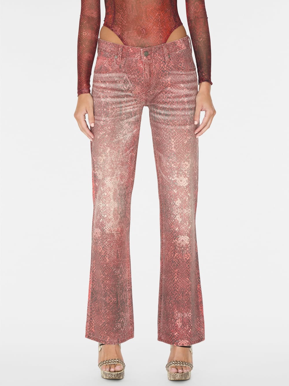 printed straight pant - Guess