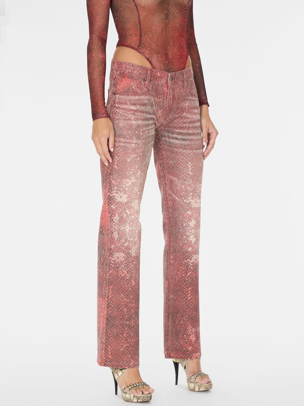 printed straight pant - Guess