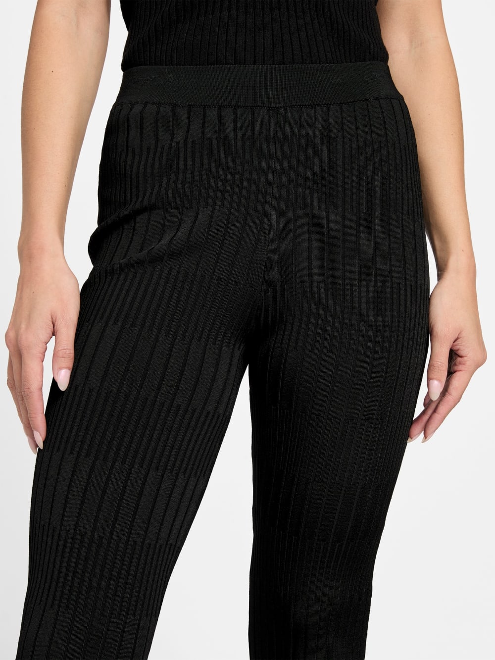 Janet Ribbed Sweater Pant - Guess