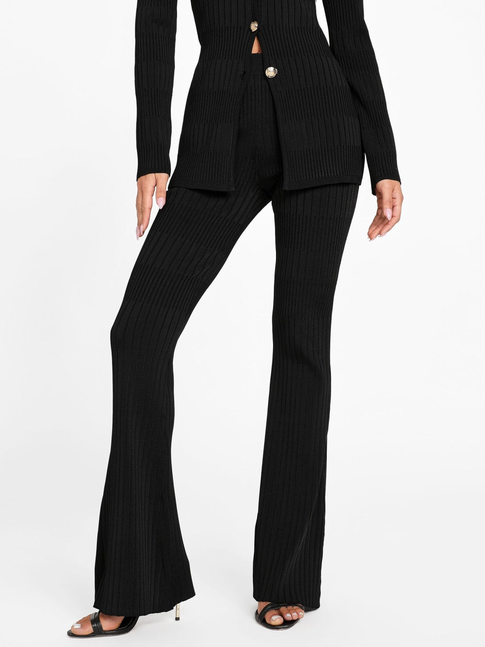 Janet Ribbed Sweater Pant - Guess