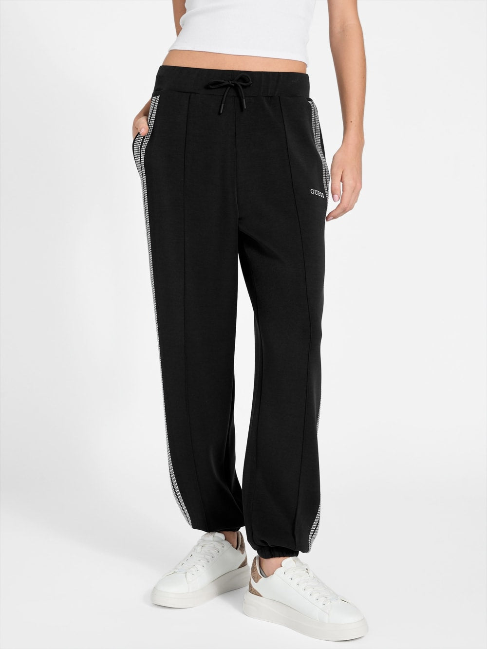 Rhinestone scuba joggers - Guess