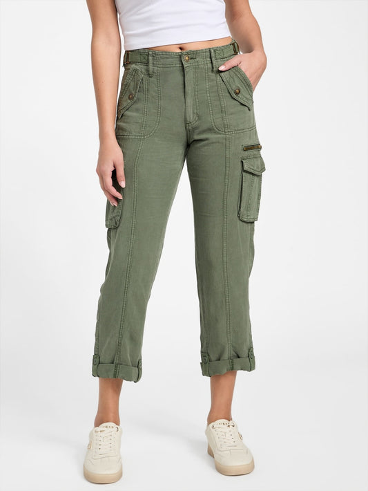 Nessi Linen Cargo Pants - Guess