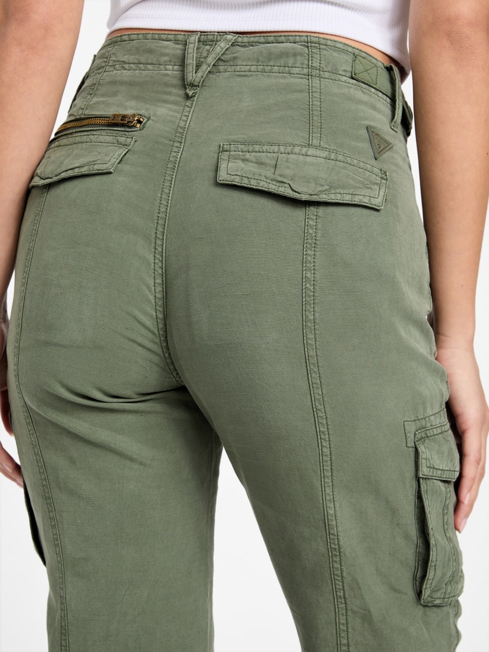 Nessi Linen Cargo Pants - Guess