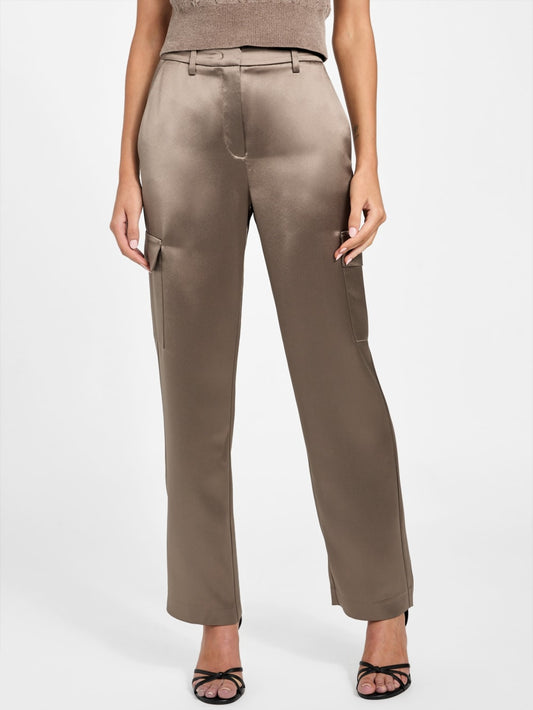 Megan Cargo Satin Pants - Guess