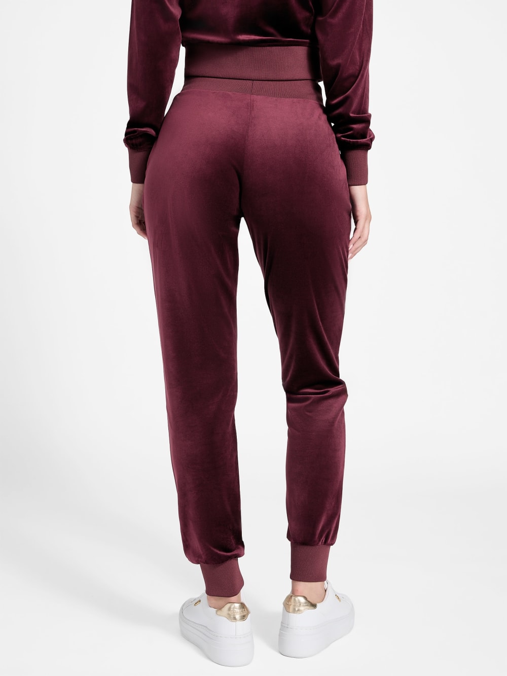Couture Velvet Jogger Pants - Guess