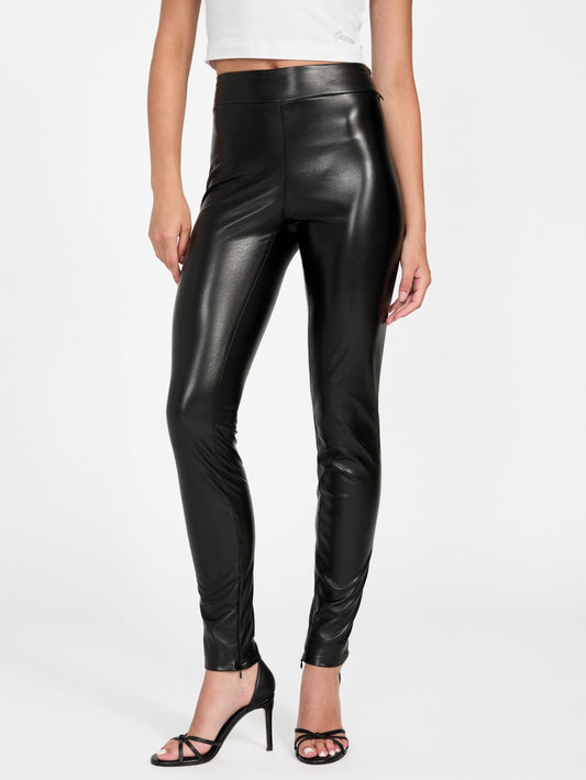 Prescilla Faux-Leather Leggings - Guess