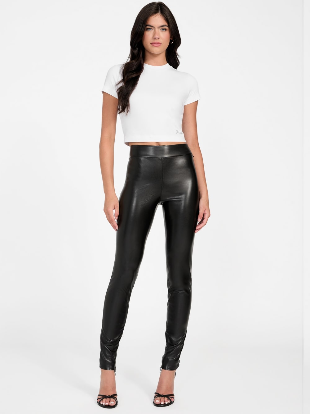 Prescilla Faux-Leather Leggings - Guess