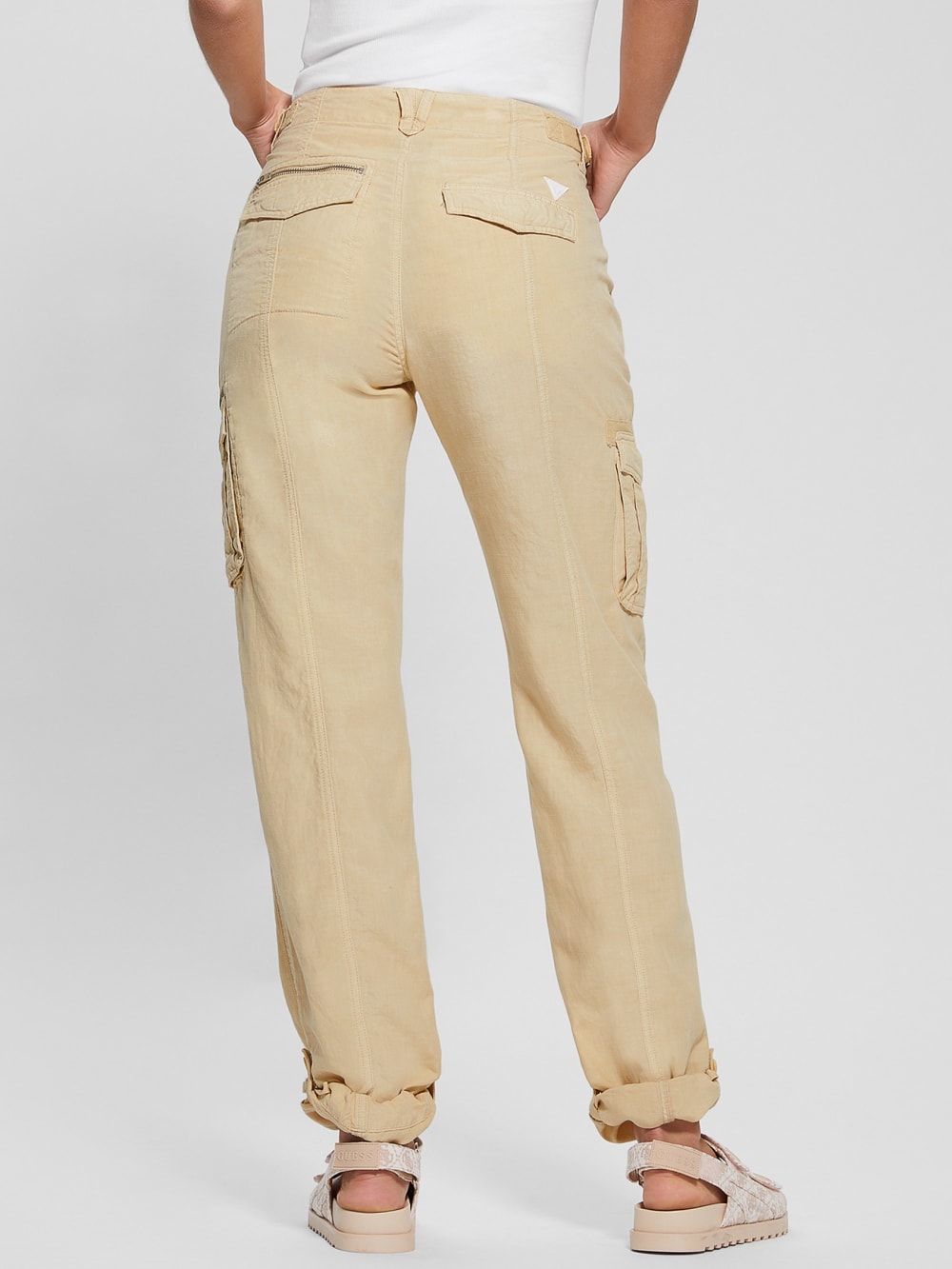 Nessi Linen Cargo Pants - Guess