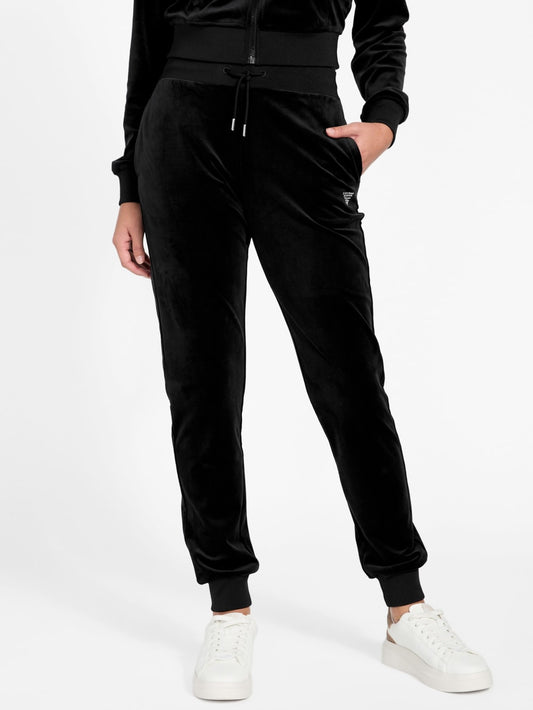 Couture Velvet Jogger Pants - Guess