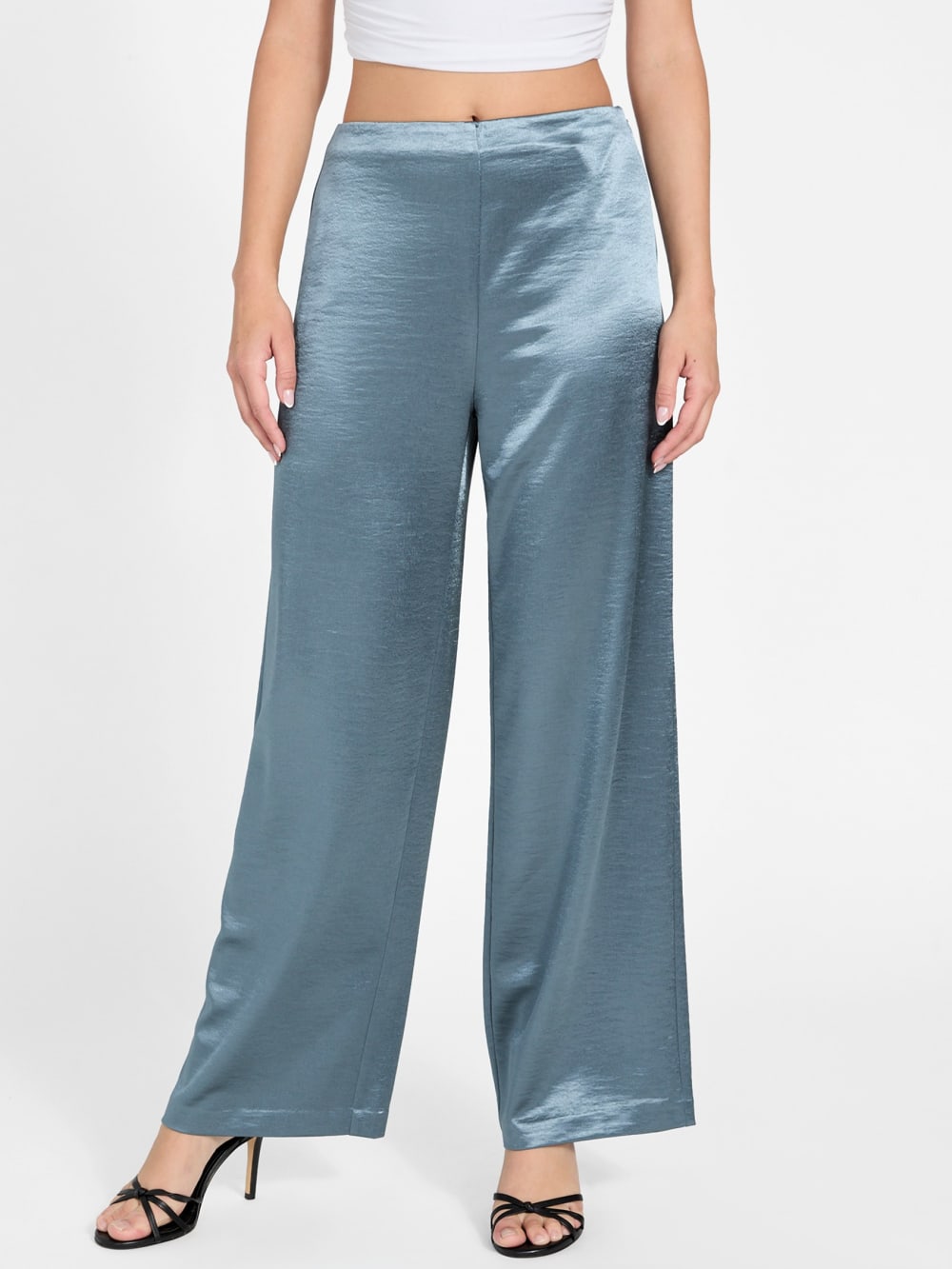 Satin wide leg pants - Guess