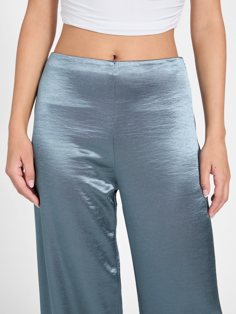 Satin wide leg pants - Guess