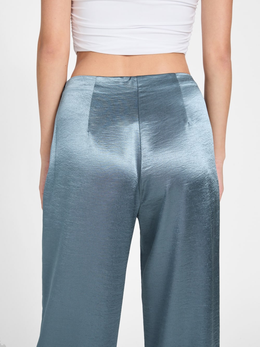 Satin wide leg pants - Guess