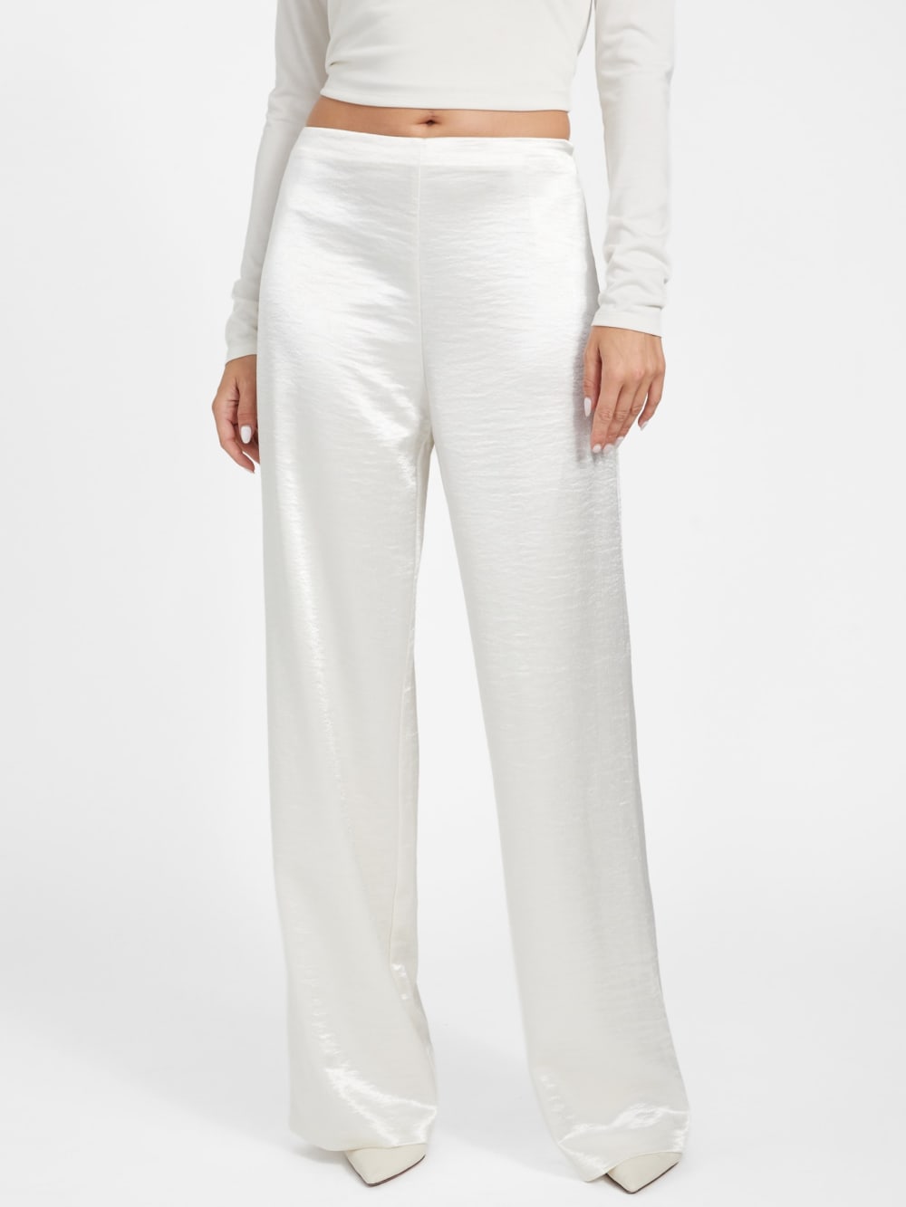 Satin wide leg pants - Guess