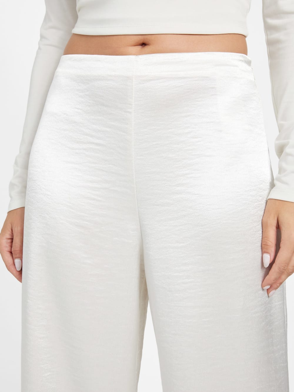 Satin wide leg pants - Guess