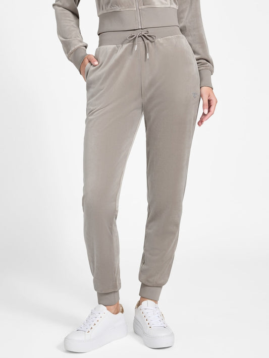 Couture Velvet Jogger Pants - Guess