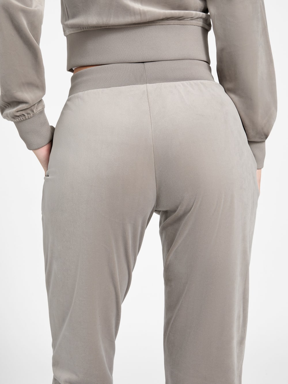 Couture Velvet Jogger Pants - Guess