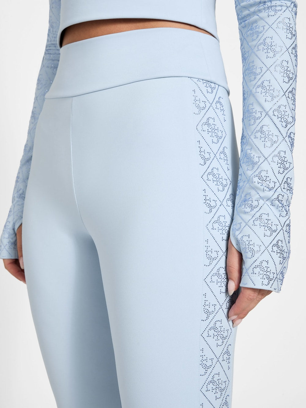 Eco Debby Side Rhinestone Leggings - Guess