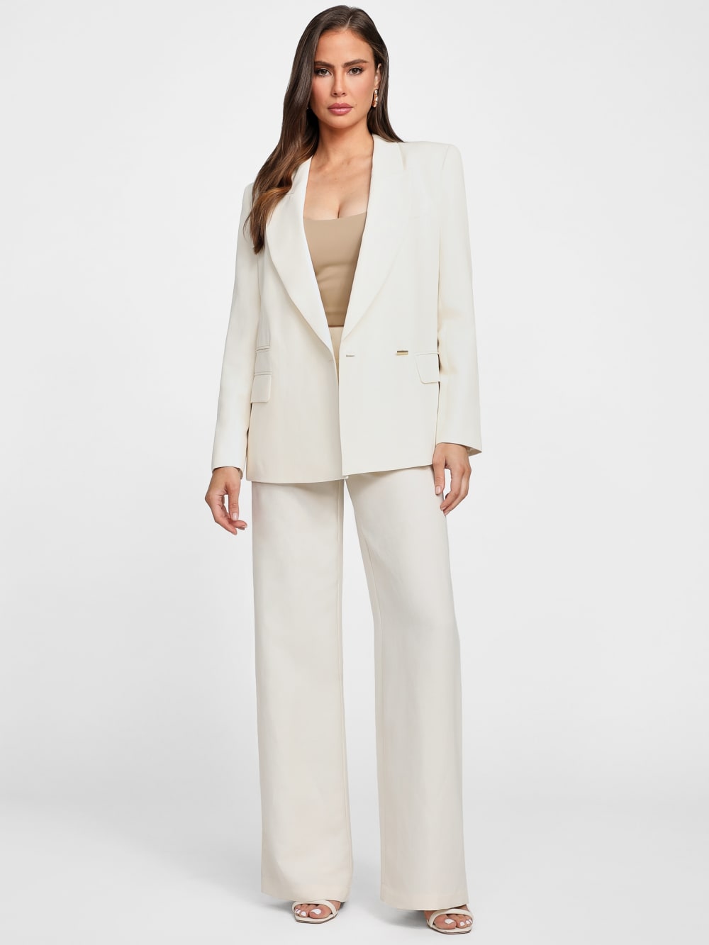 Eco Greta Linen-Blend Pant - Guess