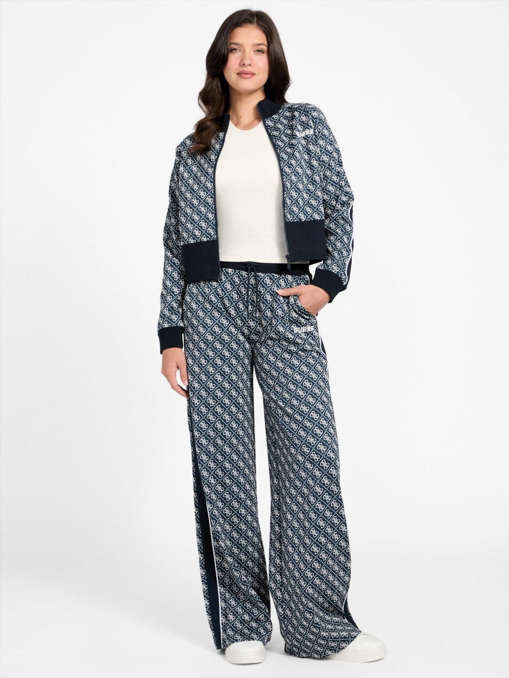 Sarah Quattro G Wide-Leg Pants - Guess