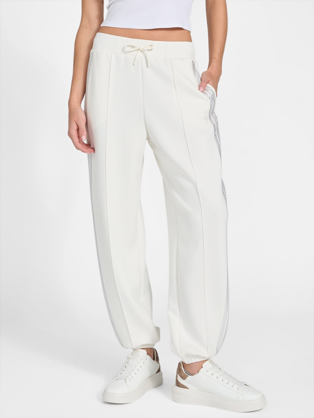 Rhinestone scuba joggers - Guess