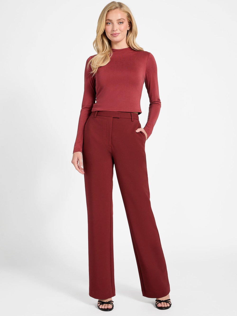 Eco Emy Straight-Leg Pants - Guess