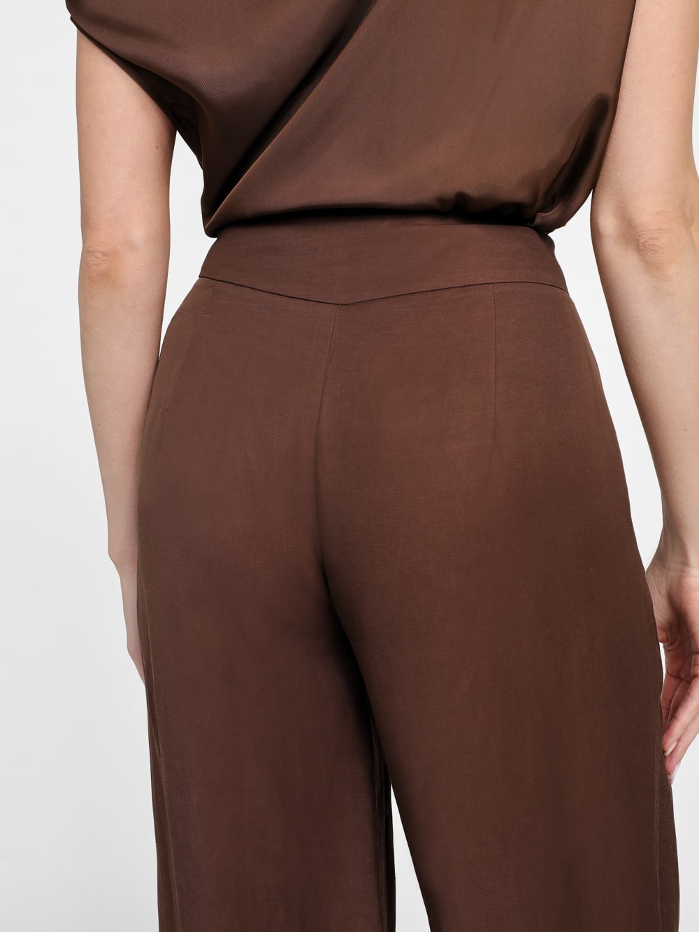 Eco Greta Linen-Blend Pant - Guess