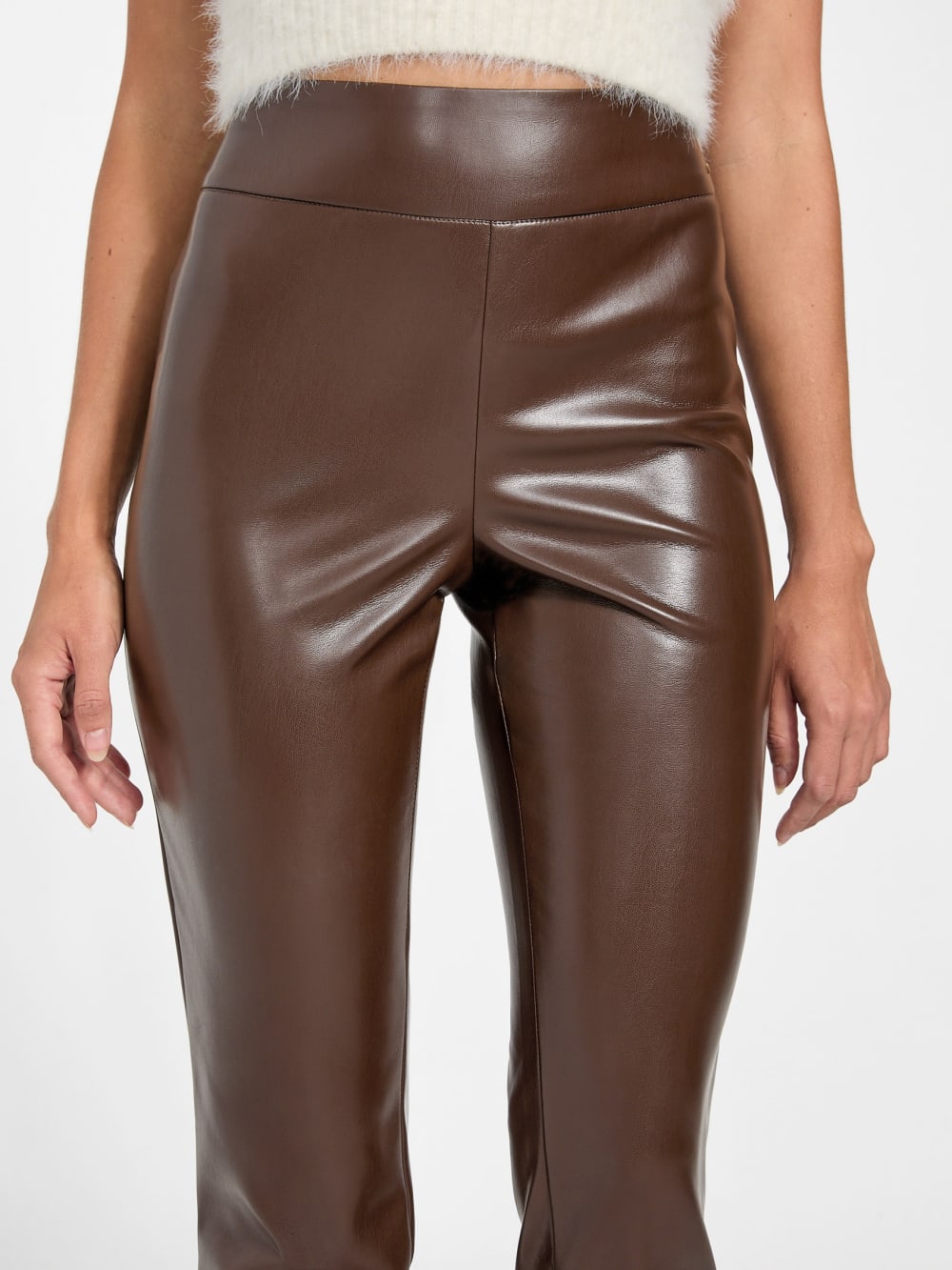 Prescilla Faux-Leather Leggings - Guess