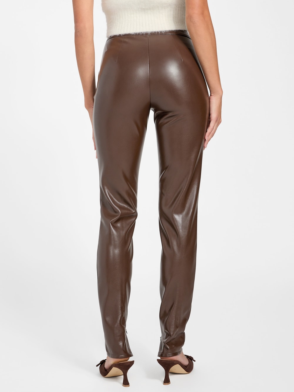 Prescilla Faux-Leather Leggings - Guess
