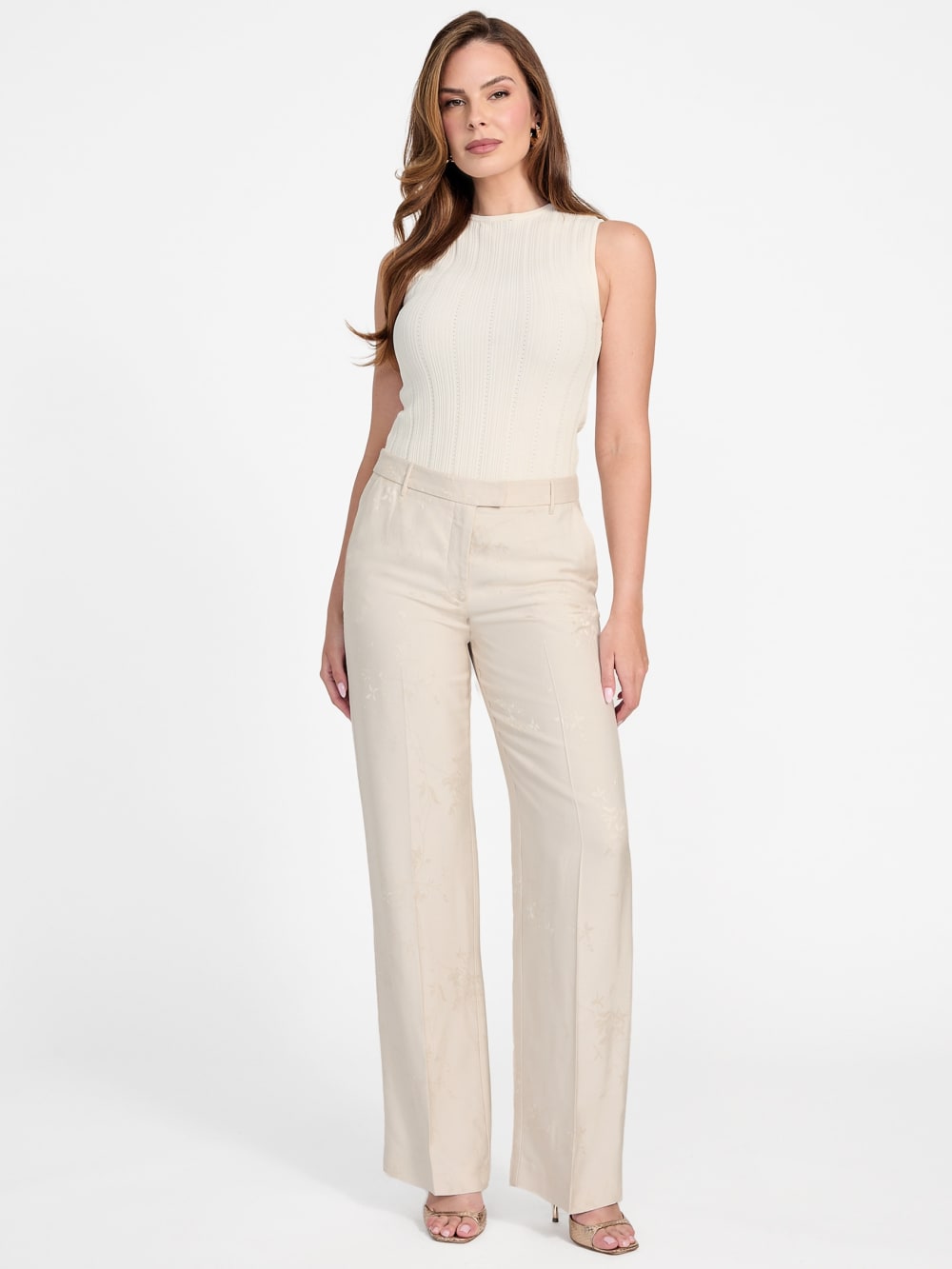 Whitney Floral Straight Pant - Guess