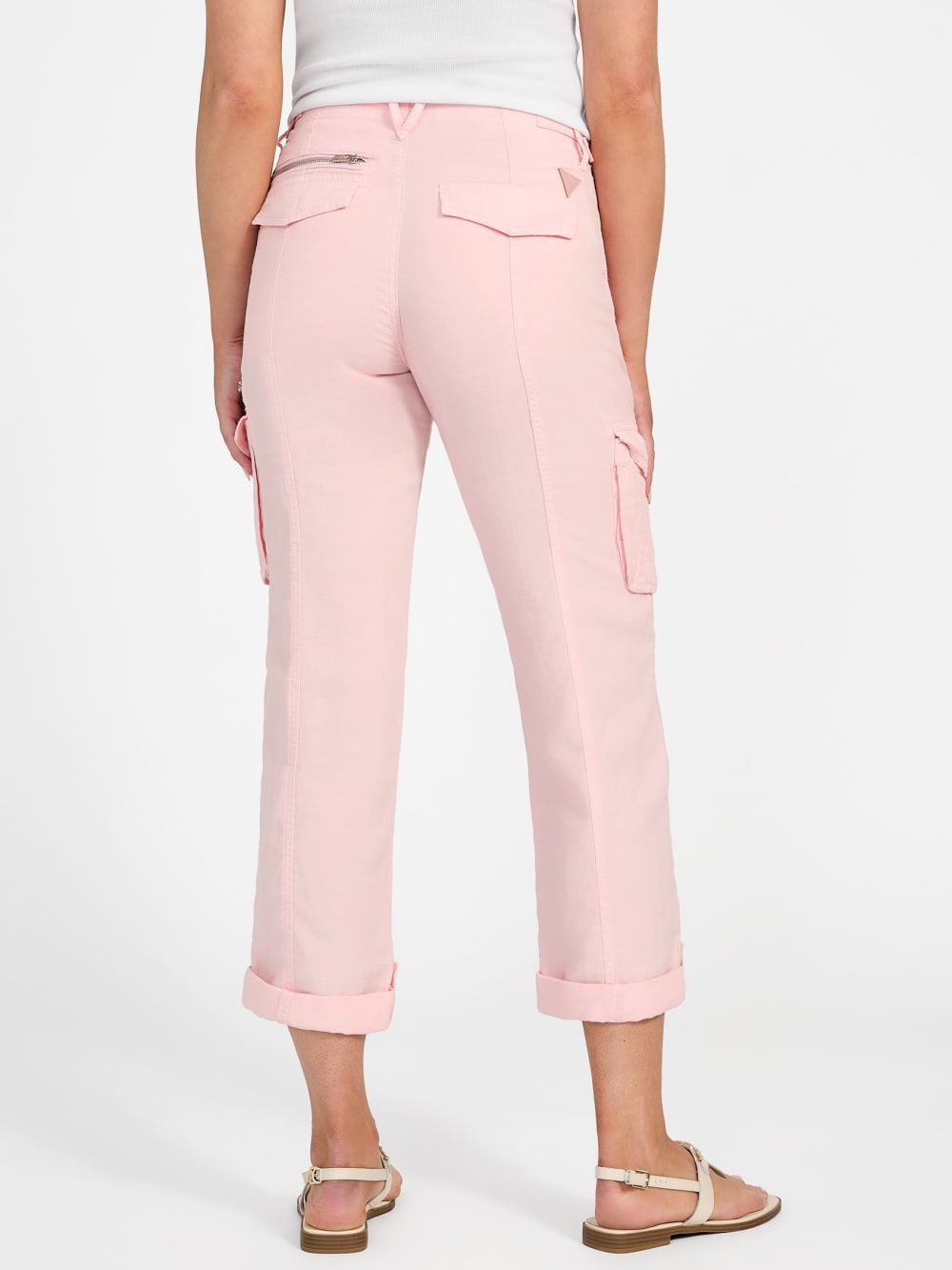 Nessi Linen Cargo Pants - Guess