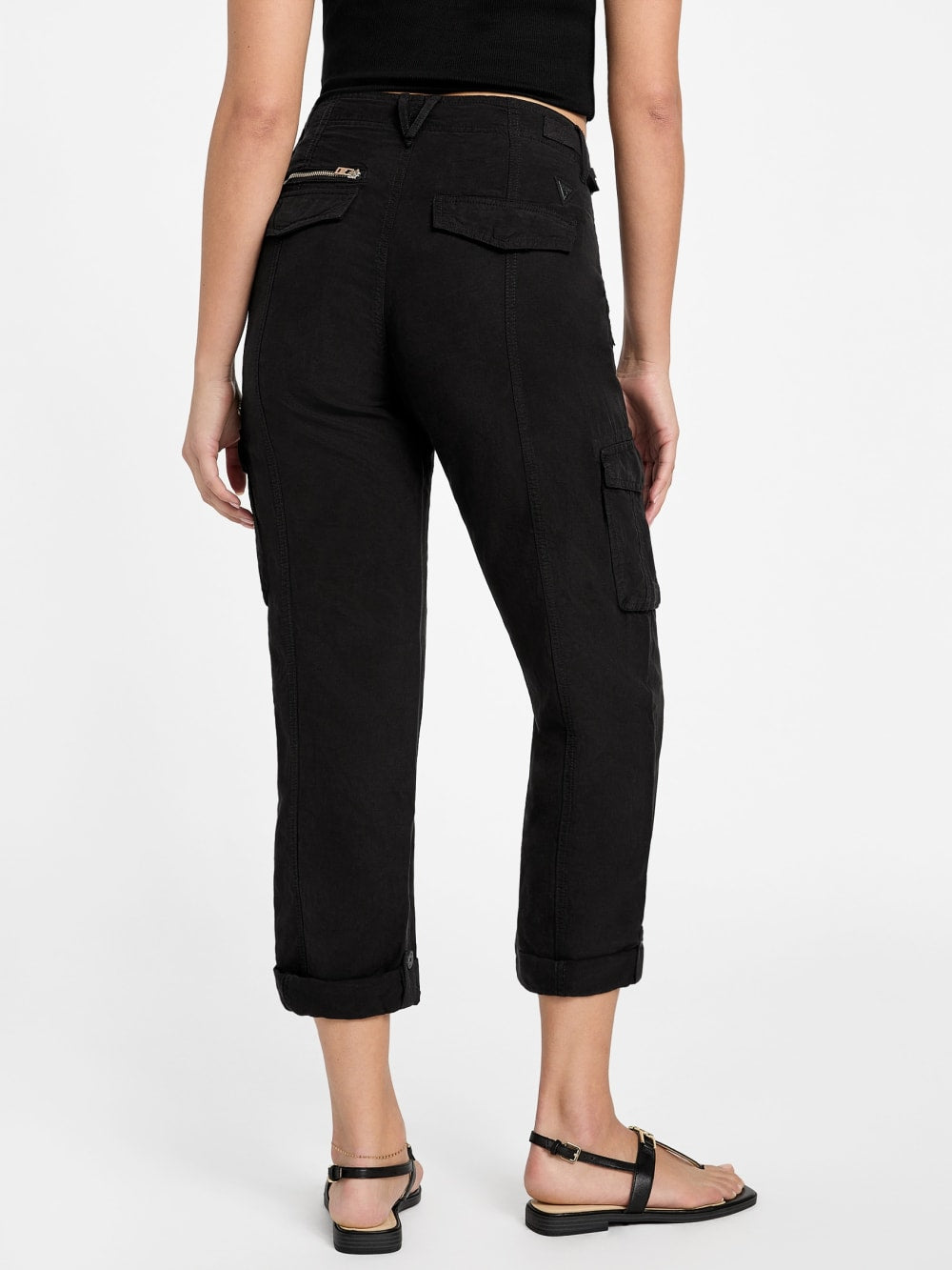 Nessi Linen Cargo Pants - Guess