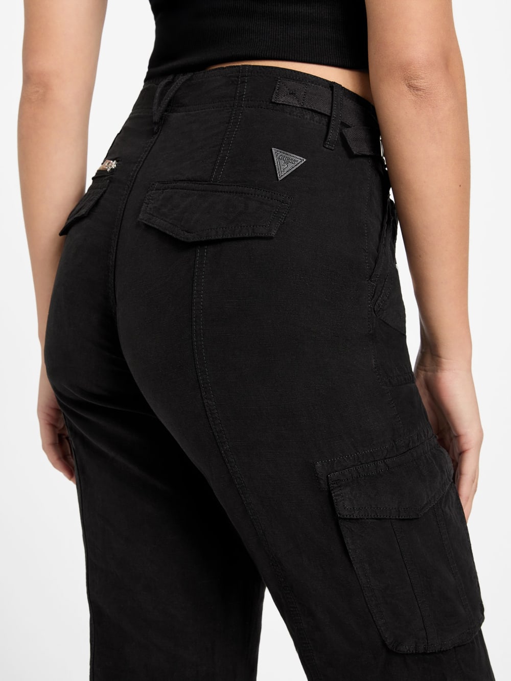 Nessi Linen Cargo Pants - Guess