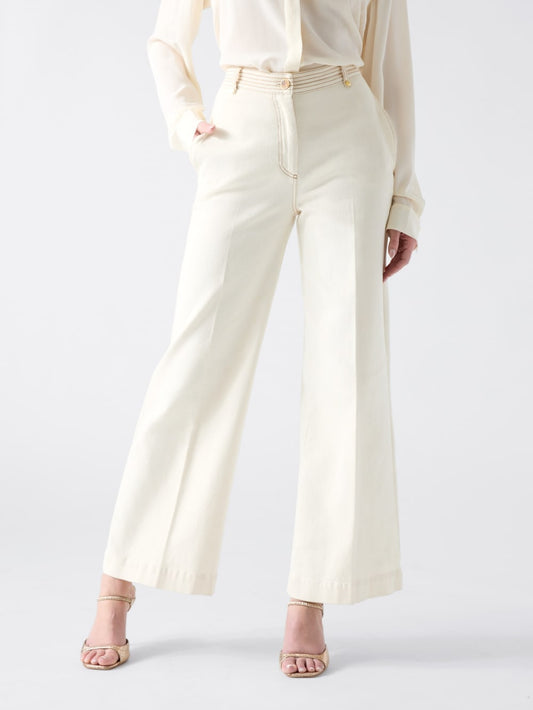 Naomi Wide-Leg Denim Pant - Guess