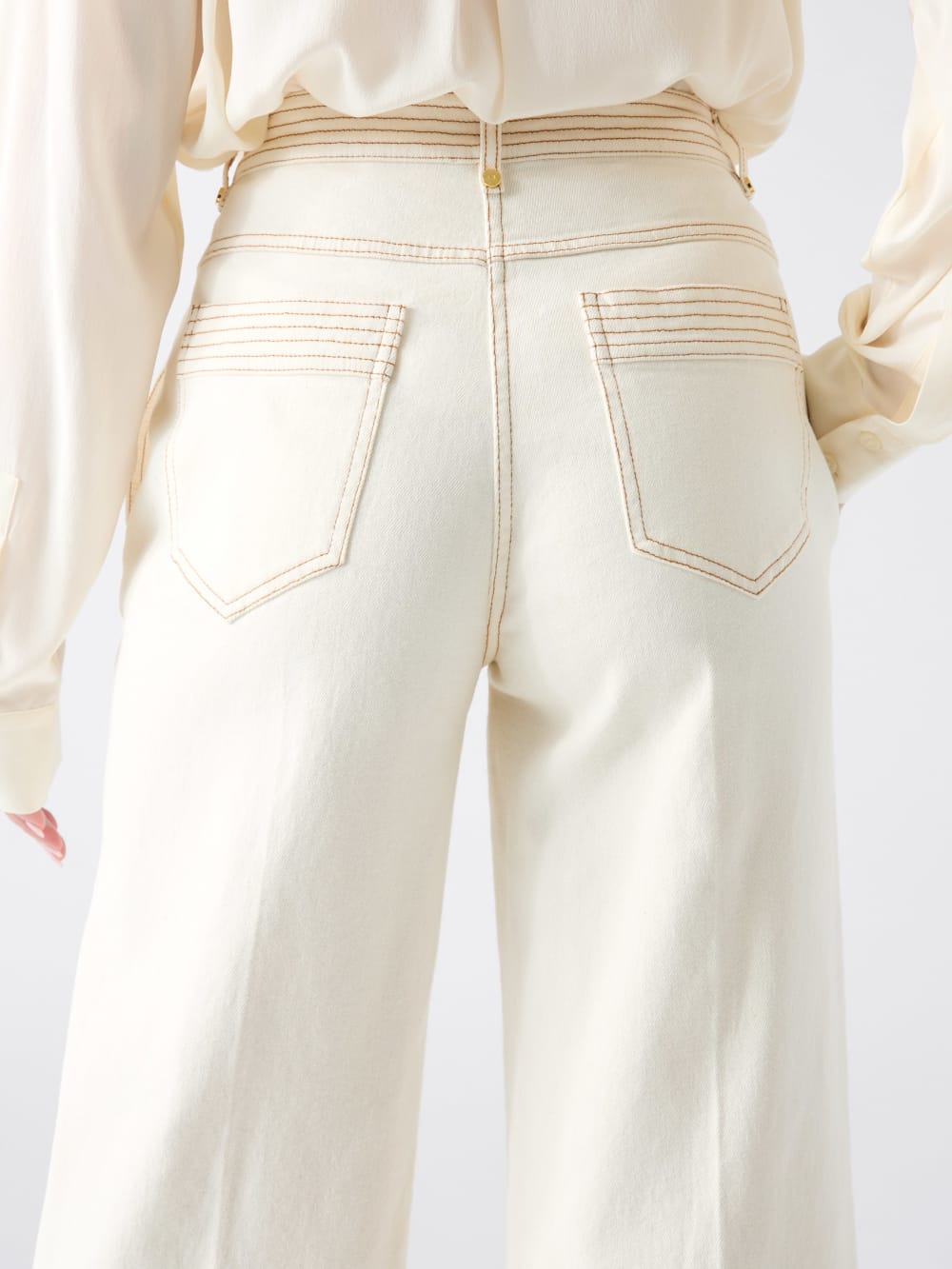 Naomi Wide-Leg Denim Pant - Guess