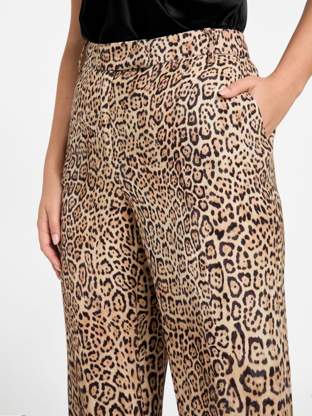 Amy Printed Satin Pant - Guess