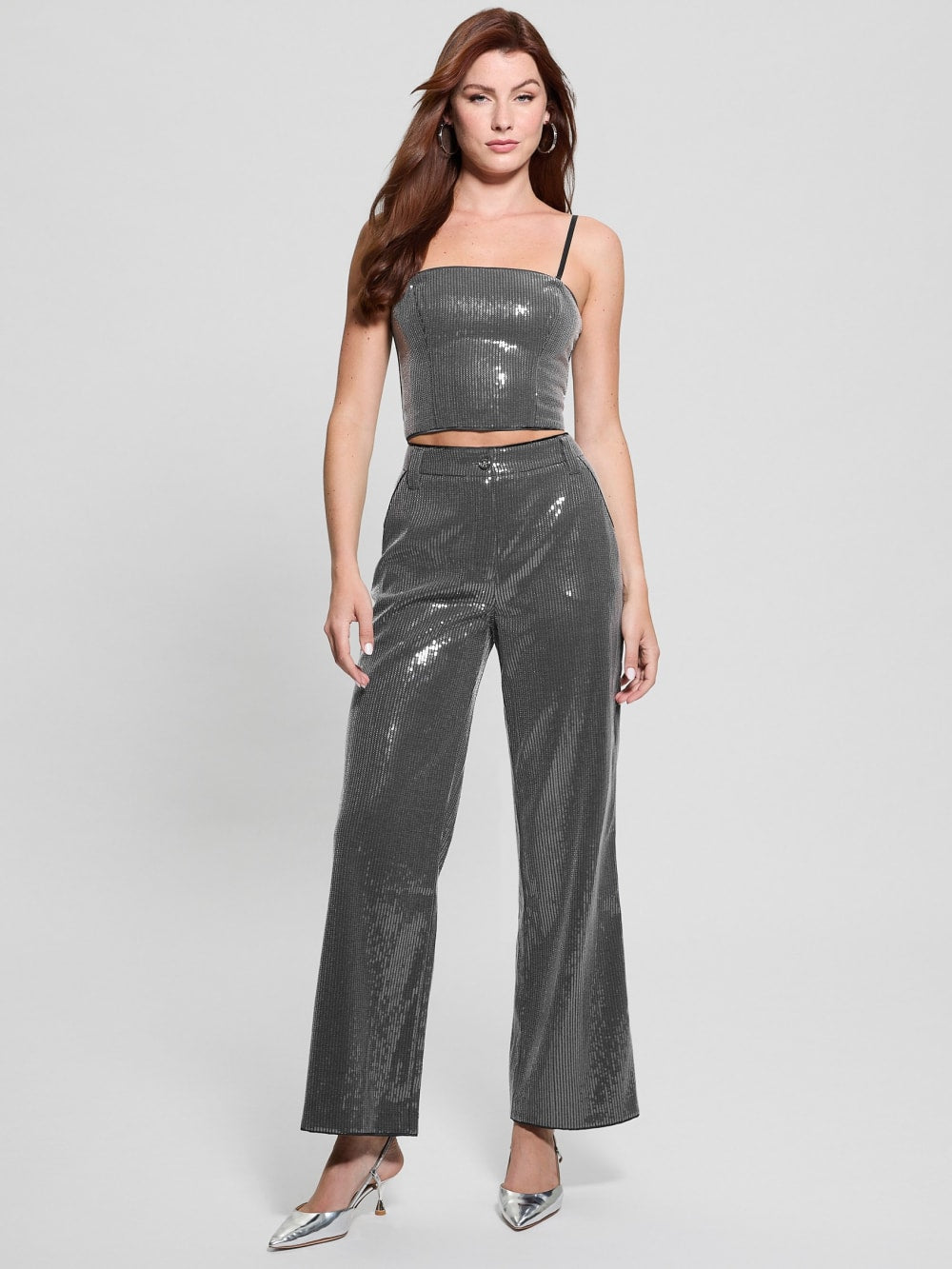 Cassia Sequin Pants - Guess